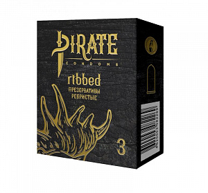 Пират Презервативы Ребристые №3