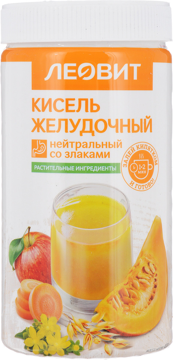 Леовит Кисель Желудочный нейтральный 400г (банка)