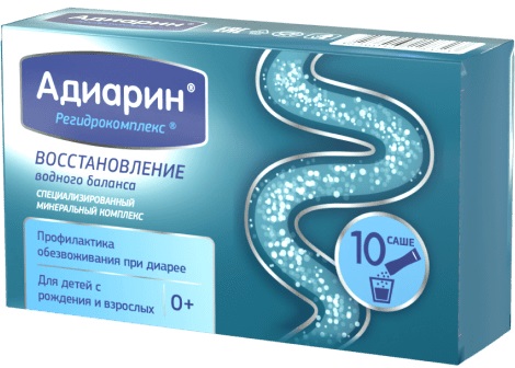 Адиарин Регидрокомплекс саше №10 при обезвоживании