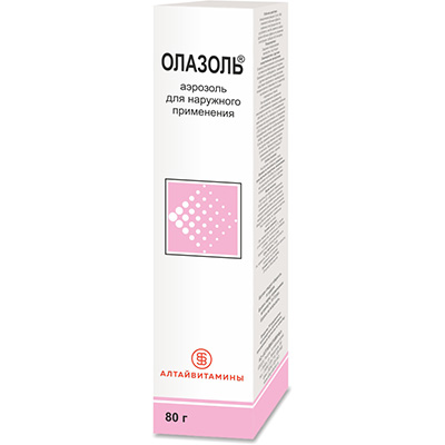 Олазоль аэрозоль 80г от ран и ожогов