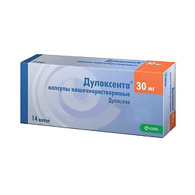 Дулоксента капс. 30мг №14 (Дулоксетин) антидепрессант Рх