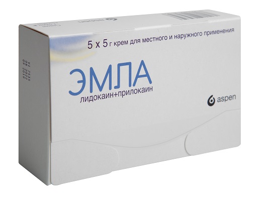 Эмла крем 5г №5(Лидокаин+Прилокаин)обезболивающее
