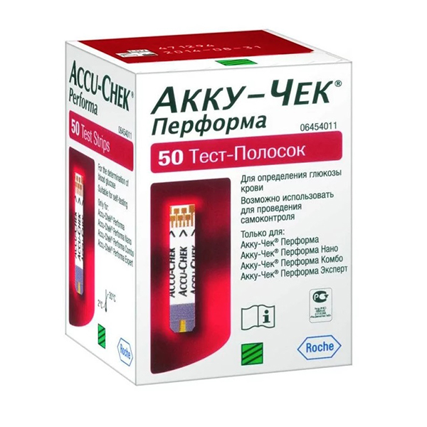Тест-полоски Акку-Чек Перформа №50