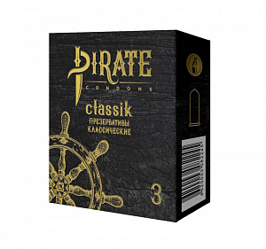 Пират Презервативы Классические №3