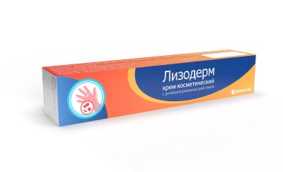 Лизодерм крем 15г при зуде и раздражении