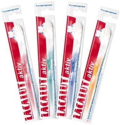 Лакалют зубная щетка Актив мягкая