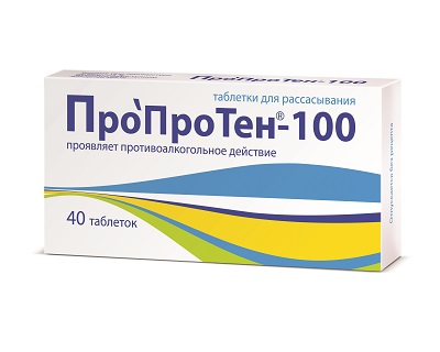 ПроПроТен-100 таб. №40 при алкогольной зависимости